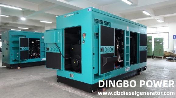 Does adding a soundproof box to a diesel generator set affect heat dissipation