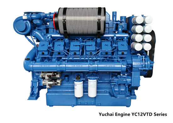 Yuchai Diesel Engine YC12VTD Series Power for 800-1200KW Genset