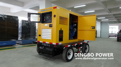 Dingbo Power Signed Contract of Trailer Mobile 30KW Diesel Generator