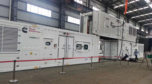 Cummins Powerbloc™ Diesel Generator Completed Stacking Vibration Test