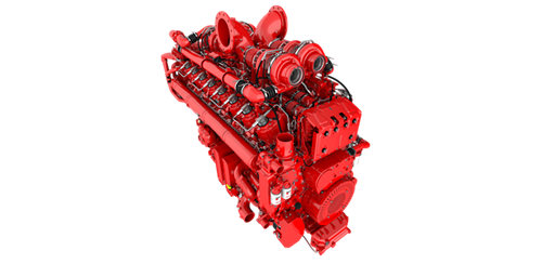 Big Power Cummins QSK95 Series Engine