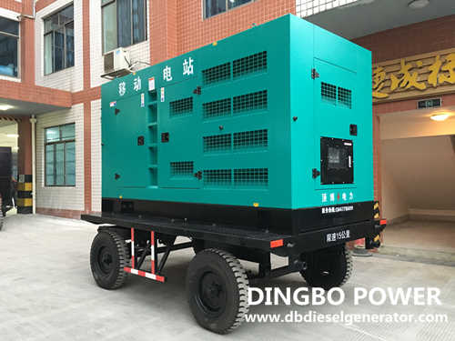 Trailer diesel generator