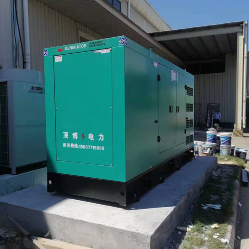 Silent diesel generator