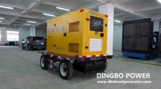 Dingbo Power Signed Contract of Trailer Mobile 30KW Diesel Generator