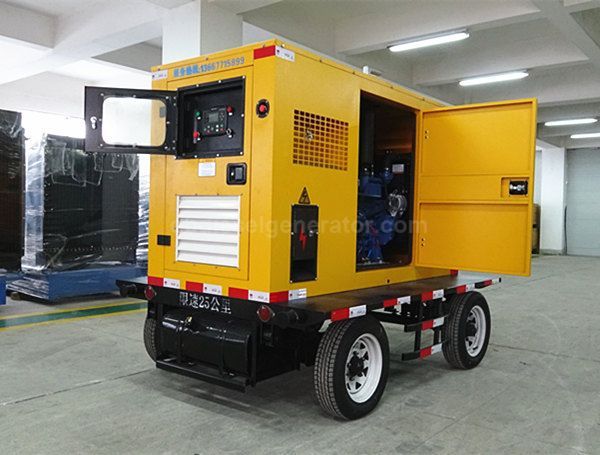 50kw portable diesel generator trailer