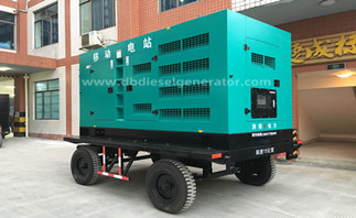 Trailer diesel generator