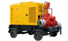 Mobile Trailer Double Suction Axially Split Pumps