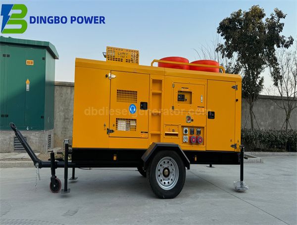 Mobile Lighting Tower Genset with Water Pumps for Irrigation Drainage