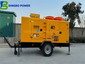 Mobile Lighting Tower Genset with Water Pumps for Irrigation Drainage