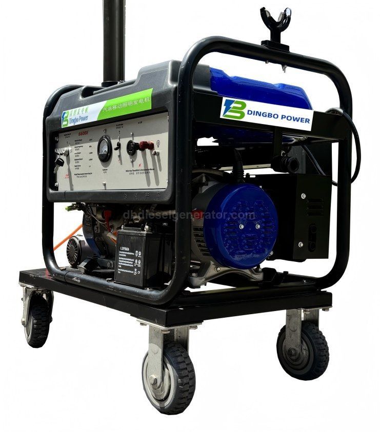 5KW Mobile Gasoline Lighting Tower