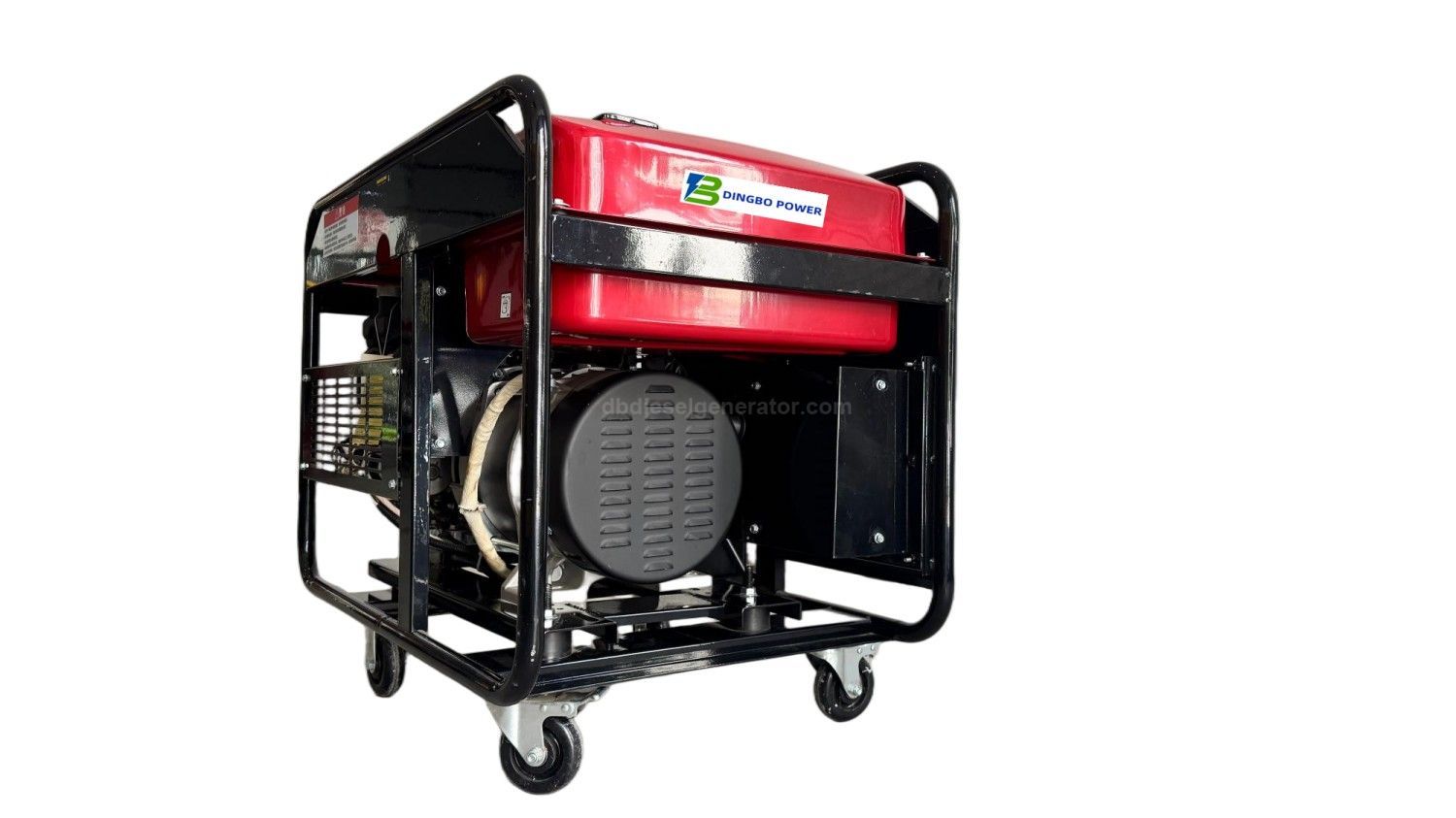12KW Portable Electric Start Gasoline Generator, 2-Cylinder Air-Cooled