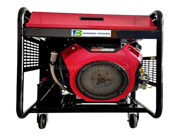 12KW Portable Electric Start Gasoline Generator, 2-Cylinder Air-Cooled