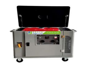 8KW Silent Gasoline Generator with Electric Start, Single Phase 1-Cylinder Air-Cooled