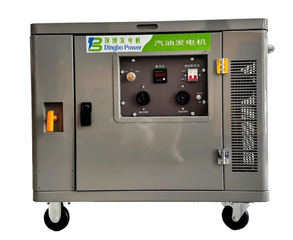 8KW Silent Gasoline Generator with Electric Start, Single Phase 1-Cylinder Air-Cooled