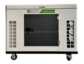 10KW Silent Twin-Cylinder Gasoline Generator with Electric Start