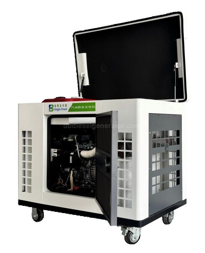 20KW Super Quiet Electric Start Gasoline Generator, Air-Cooled 2-Cylinder