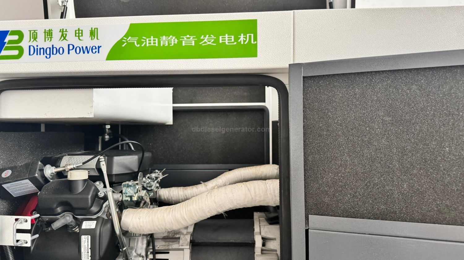20KW Super Quiet Electric Start Gasoline Generator, Air-Cooled 2-Cylinder