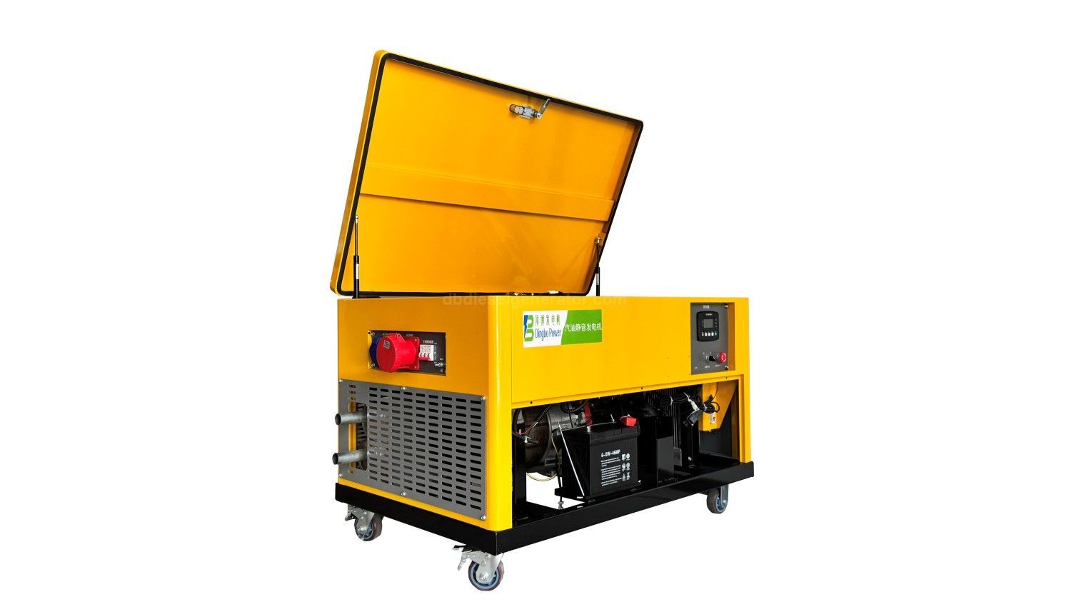 20KW Silent 4-Cylinder Portable Gasoline Generator with Electric Start