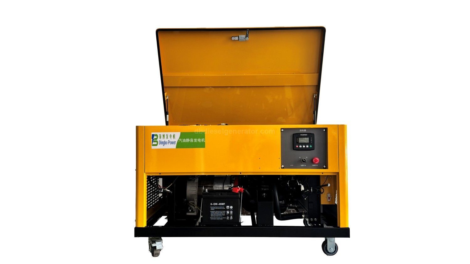 25KW Silent 4 Cylinder Portable Gasoline Generator With 35L Fuel Tank 25KW Silent 4 Cylinder Portable Gasoline Generator With 35L Fuel Tank
