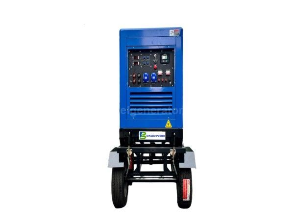 300A Mobile 4-Cylinder Diesel Engine Driven Welder Generator