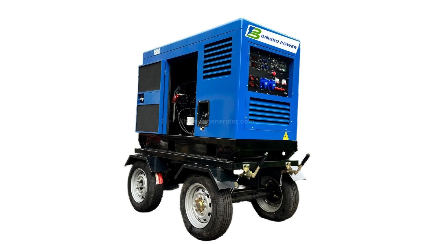 300A Mobile 4-Cylinder Diesel Engine Driven Welder Generator