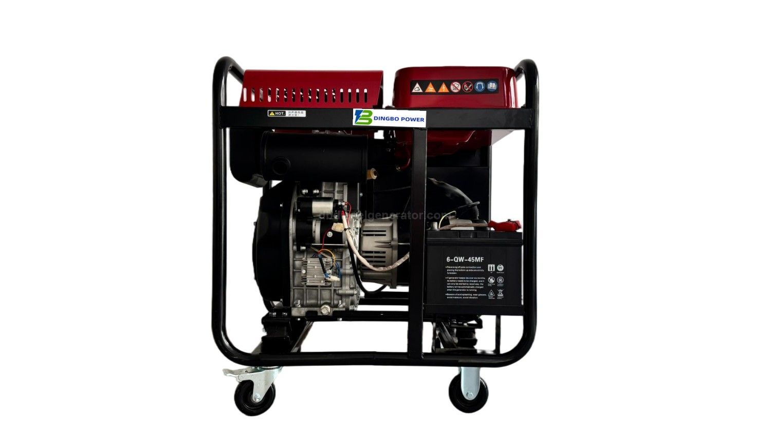 5KW Open Type Portable Single Phase Diesel Generator