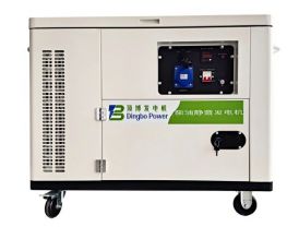 6KW Silent Portable Diesel  Generator with Electric Start, Single Phase 1-Cylinder