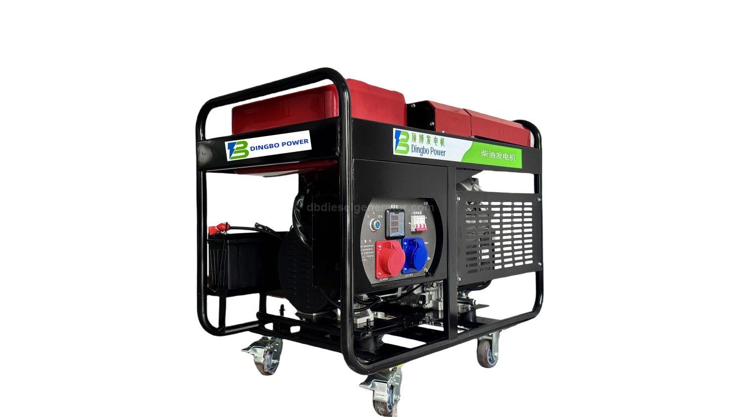 15KW 2-Cylinder Air-Cooled Portable Diesel  Generator, 1-Phase/3-Phase