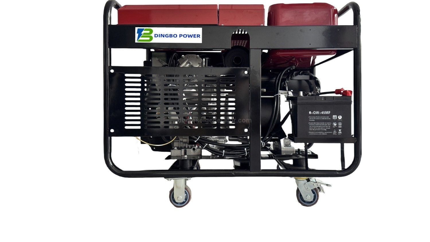 Electric Start 20KW Portable Diesel  Generator, 2-Cylinder Air-cooled