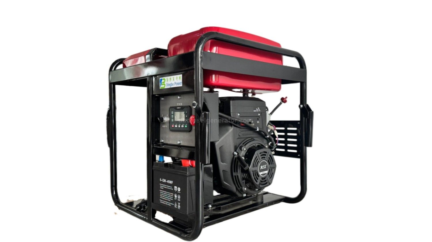 8-Inch Gasoline Engine Portable Water Pump, 4-Stroke 2-Cylinder