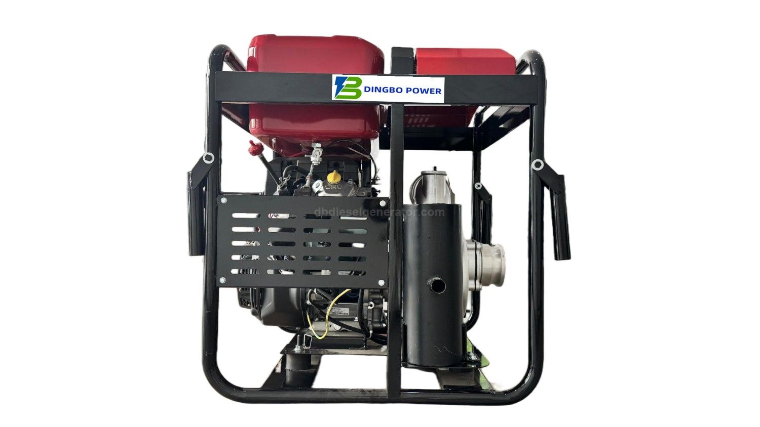 8-Inch Gasoline Engine Portable Water Pump, 4-Stroke 2-Cylinder