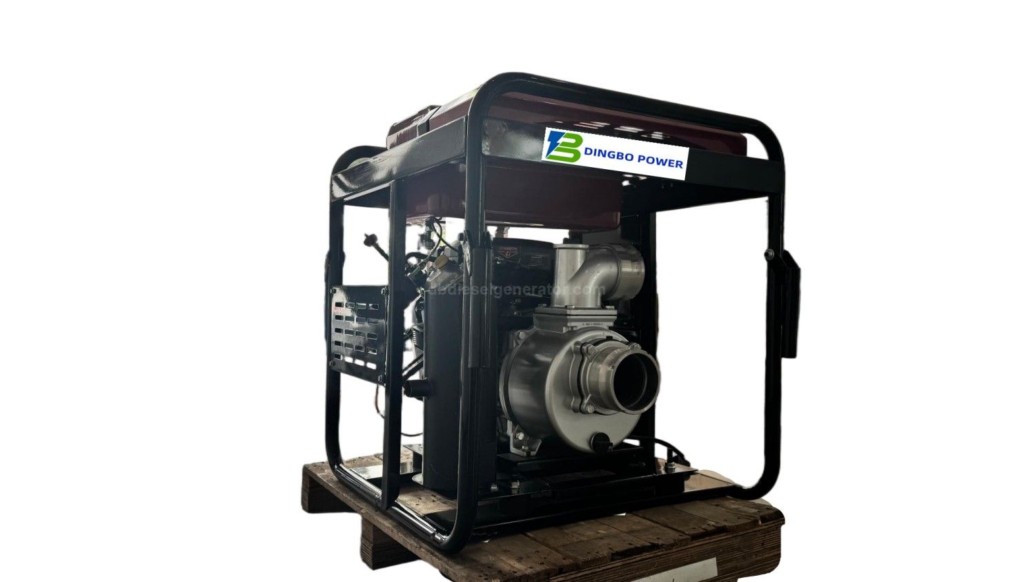 8-Inch Gasoline Engine Portable Water Pump, 4-Stroke 2-Cylinder